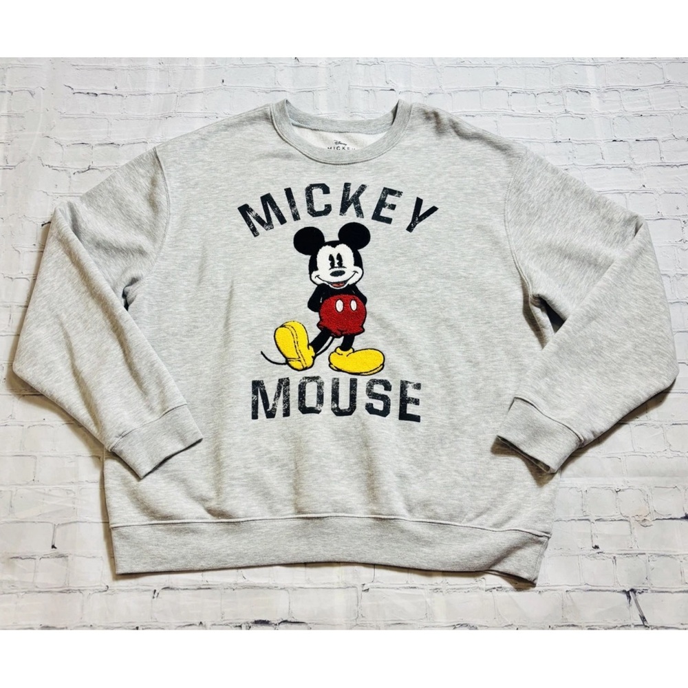 Disney Mickey Mouse Women's Pullover Sweatshirt Size 2X 3D Design Classic